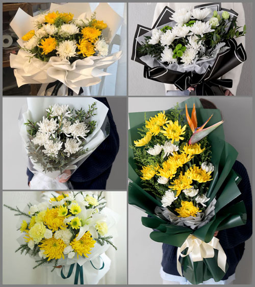 广东揭阳市普宁市广太镇古岭村白事花束代送